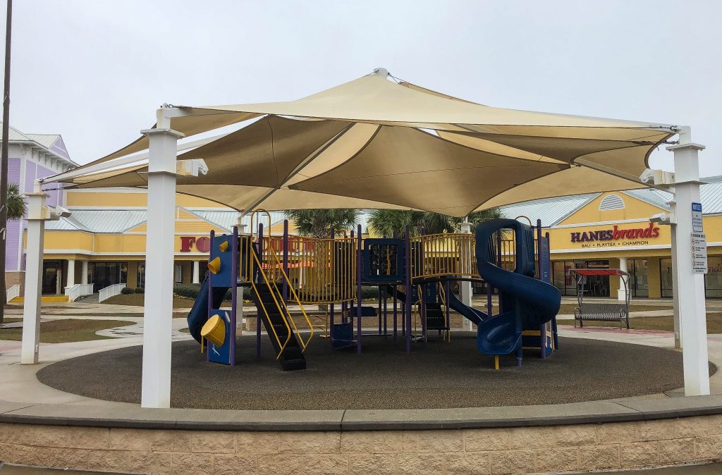 Covered play area in Gulf Shores 