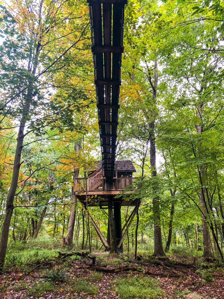 The Tin Shed at the Mohicans: A Treehouse Rental In Ohio