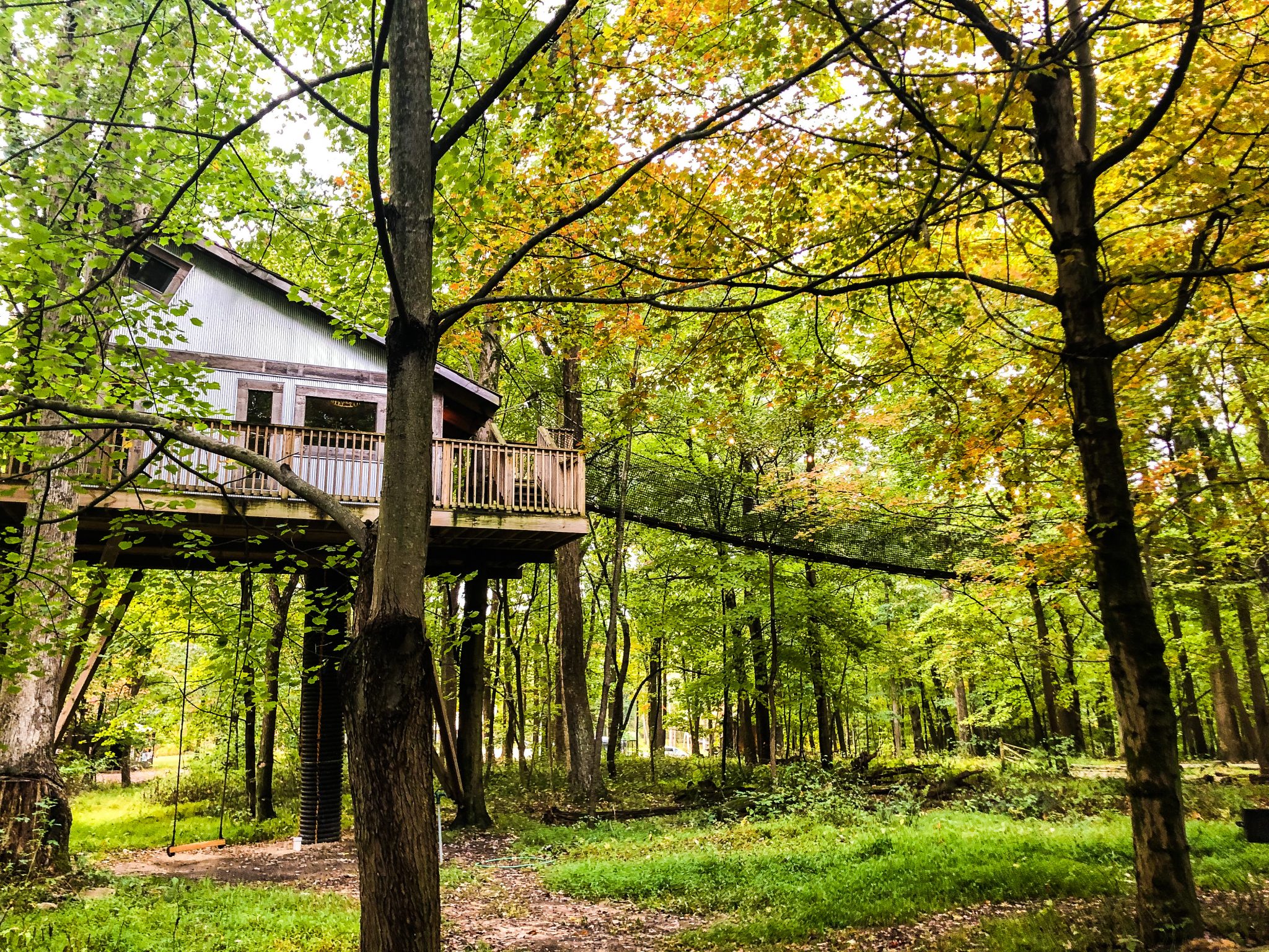 The Tin Shed at the Mohicans: A Treehouse Rental In Ohio