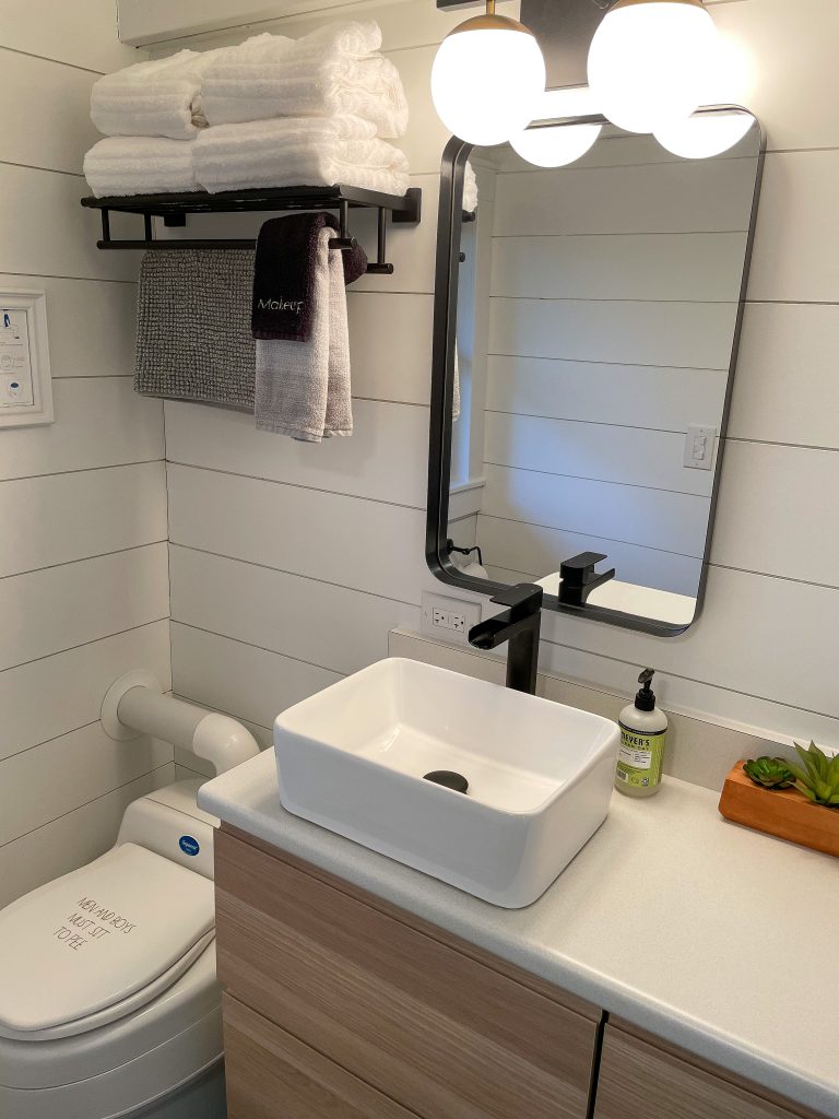 Composting Toilet Inside tiny house