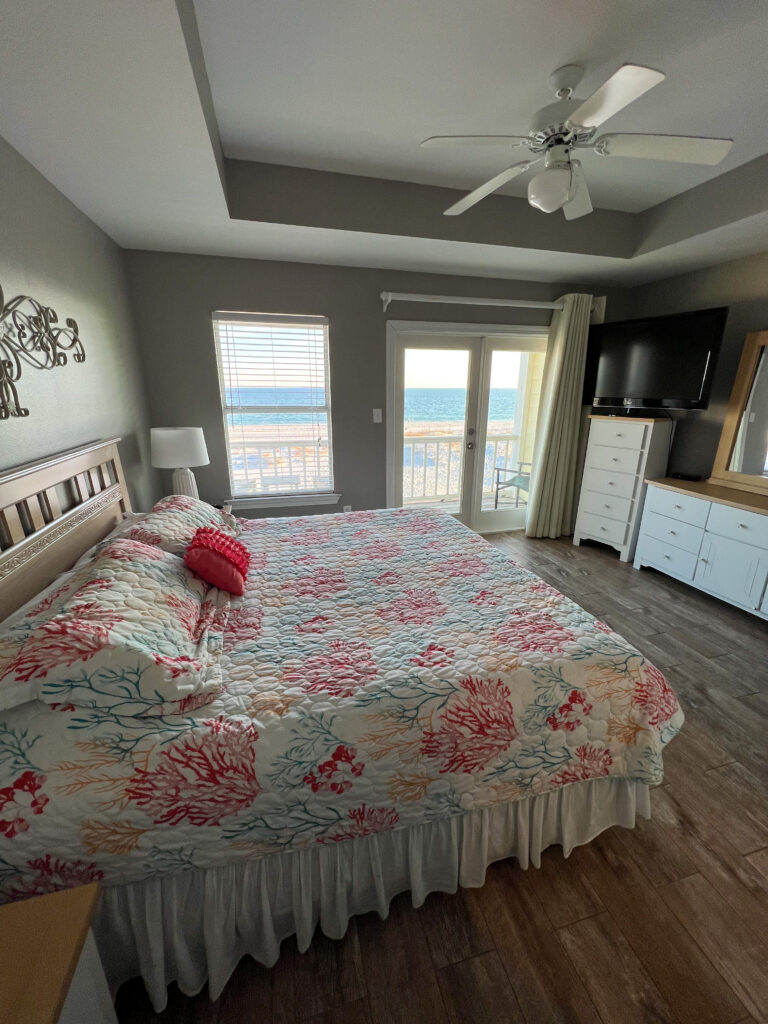 Master Suite Overlooking the Gulf Coast