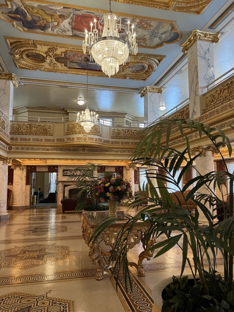 Lobby of French Lick Springs Hotel 