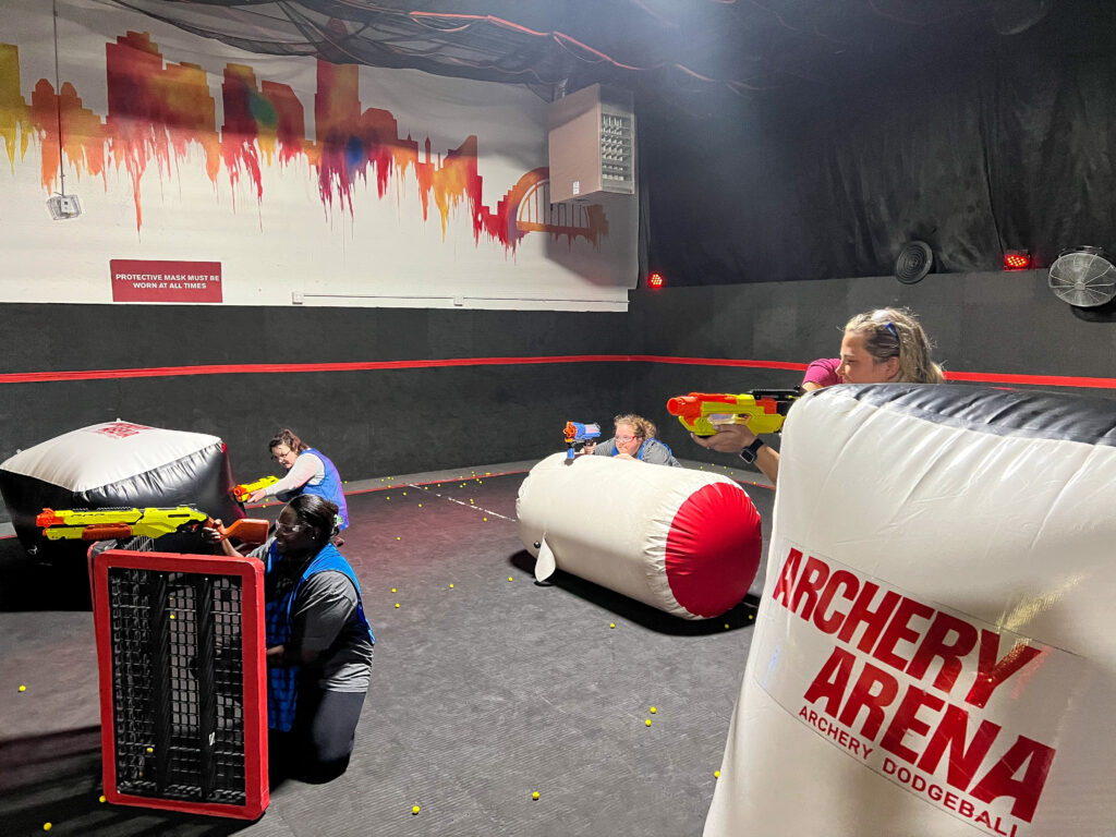 Nerf Wars at the Archery Arena in Cincinnati, Ohio 