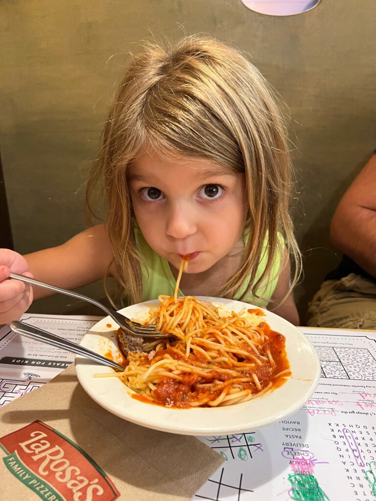 Spaghetti-a-plenty night 