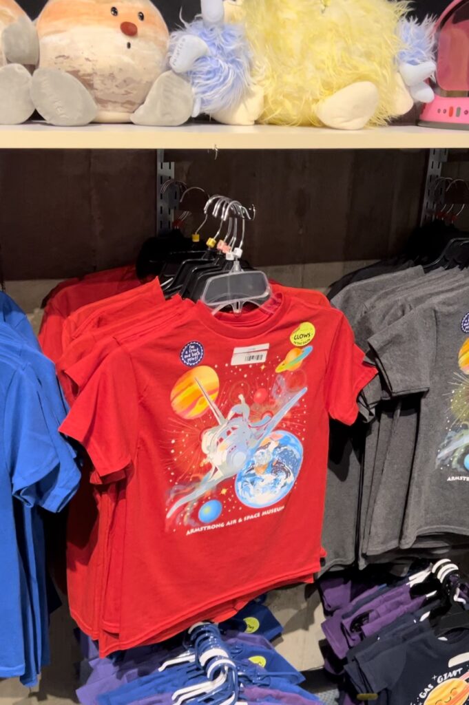 Gift Shop at the space museum 