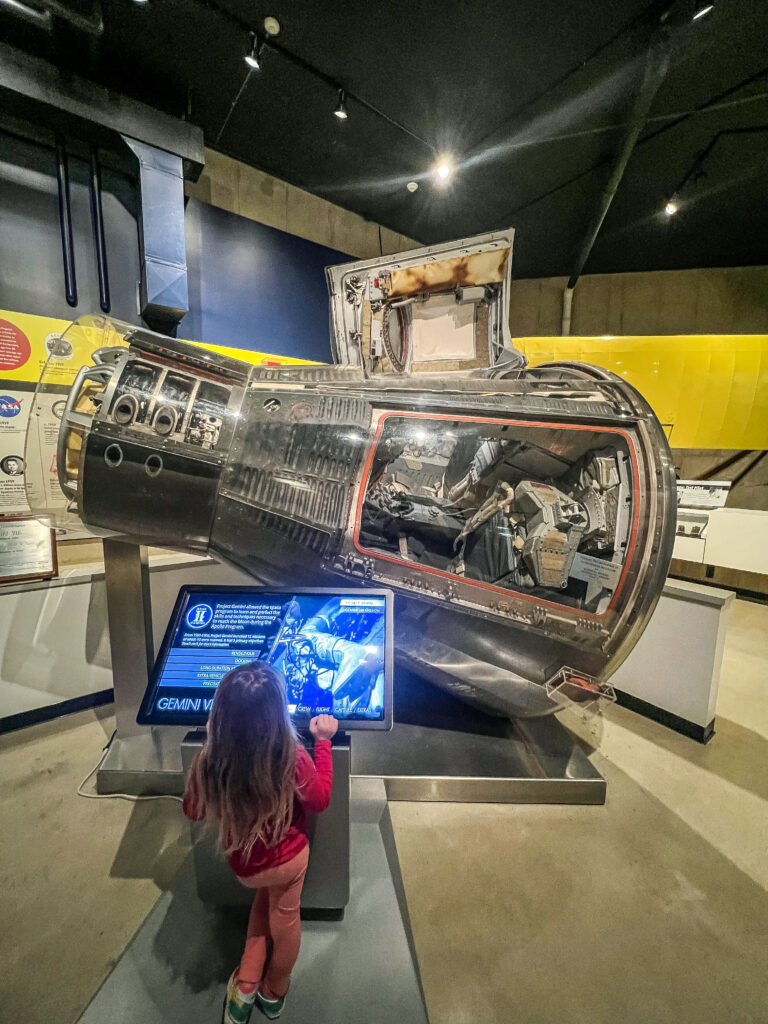 The original Gemini viii space capsule 