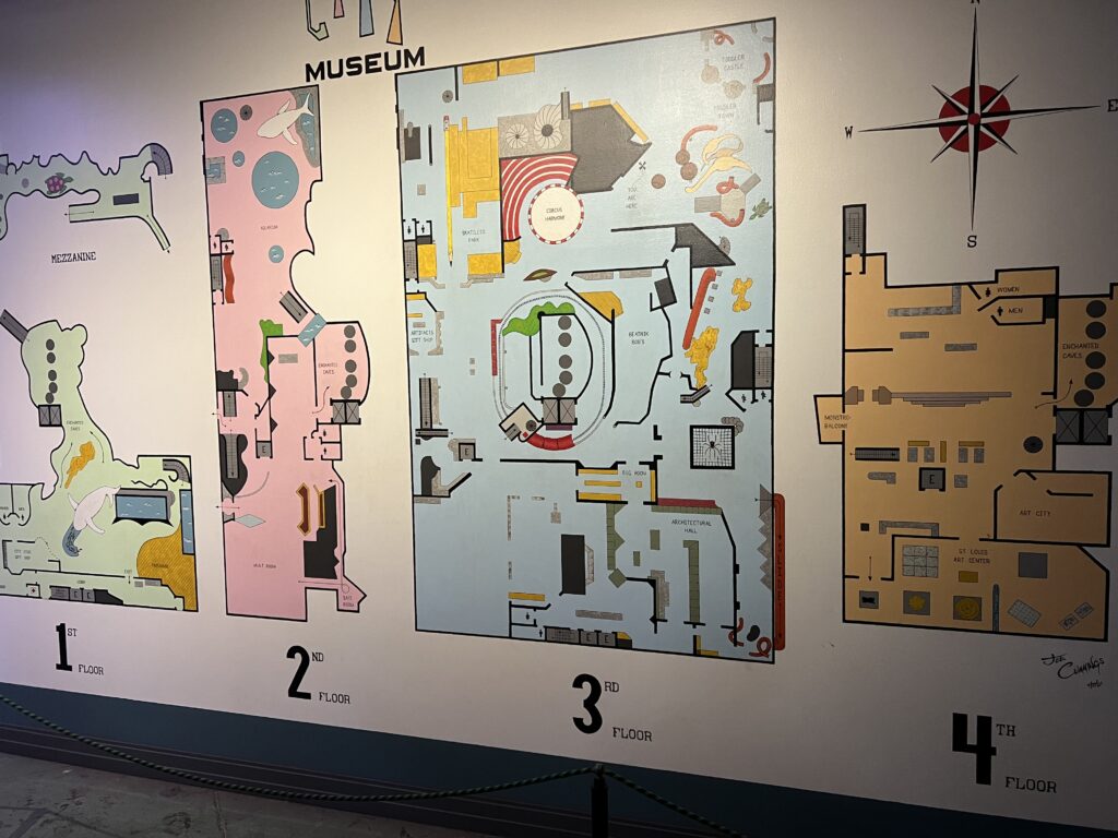 Map of the City Museum 