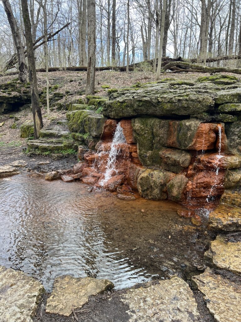 The famous Yellow Springs 