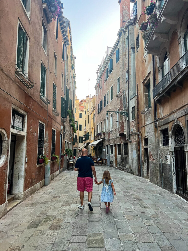 Get lost in the streets of Venice, but use Google Maps to help you get out!