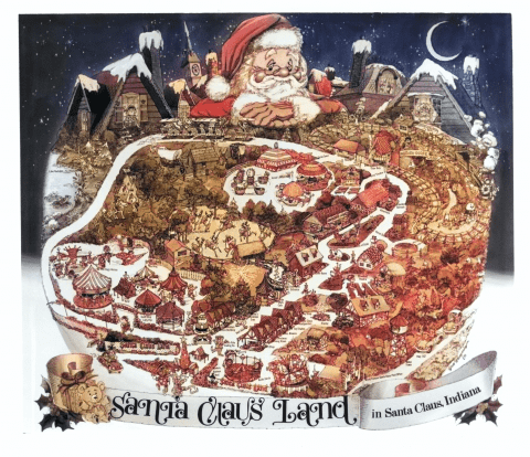 The history of Santa Claus Land and Holiday World
