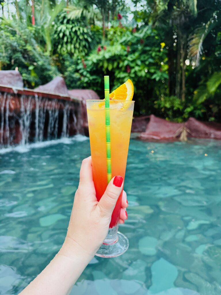 Get a Mai Thai at the Baldi Hot Springs Resort Swim-Up Bar 
