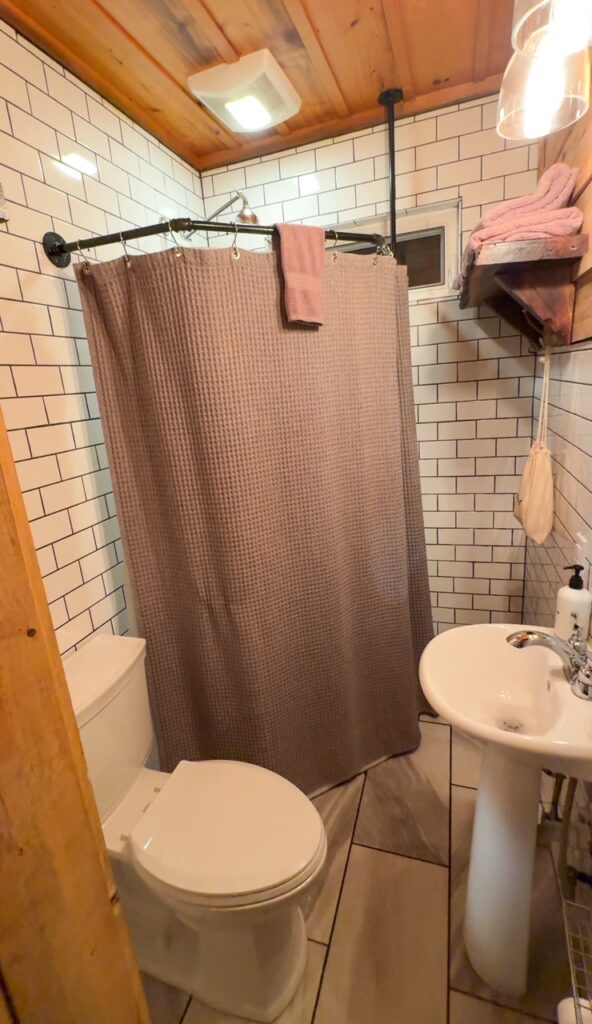 Full indoor bathroom