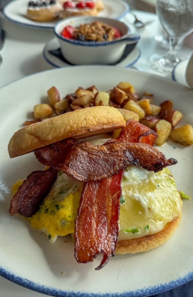 Breakfast at the Iris Cafe
