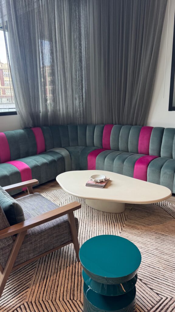 Gather at one of the cozy nooks throughout the hotel