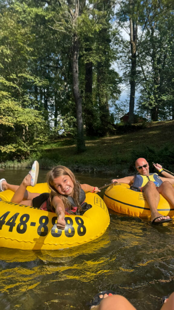 Don't miss cooling off by tubing down the Little River 