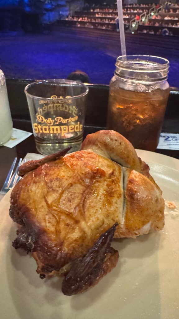 The portions are large at Dolly Parton's Stampede