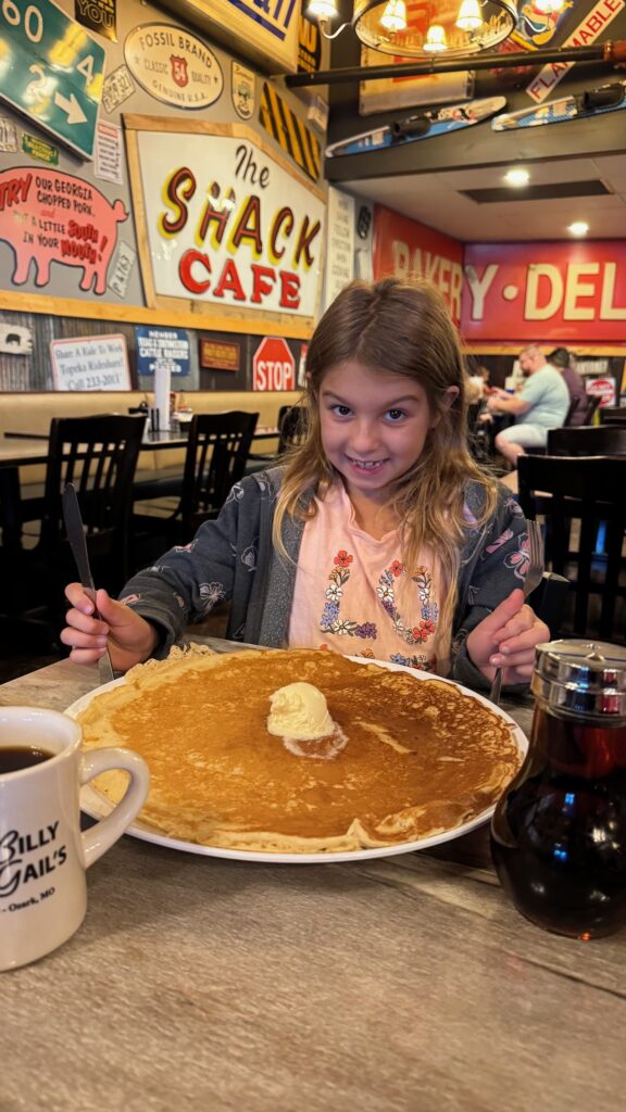 The 14 in pancake at Billy Gail's 
