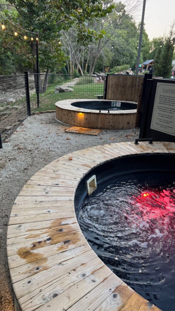 Cedar Soaking Tubs at Ozarker Lodge