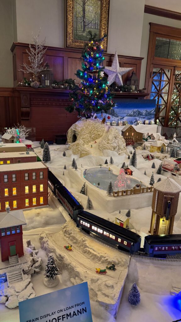 Don't miss the train display