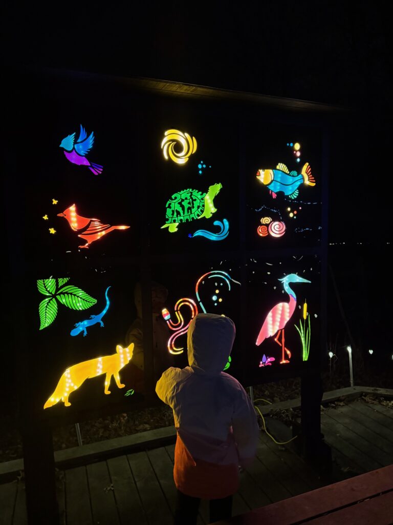 Tickets are timed to Light in the Forest 