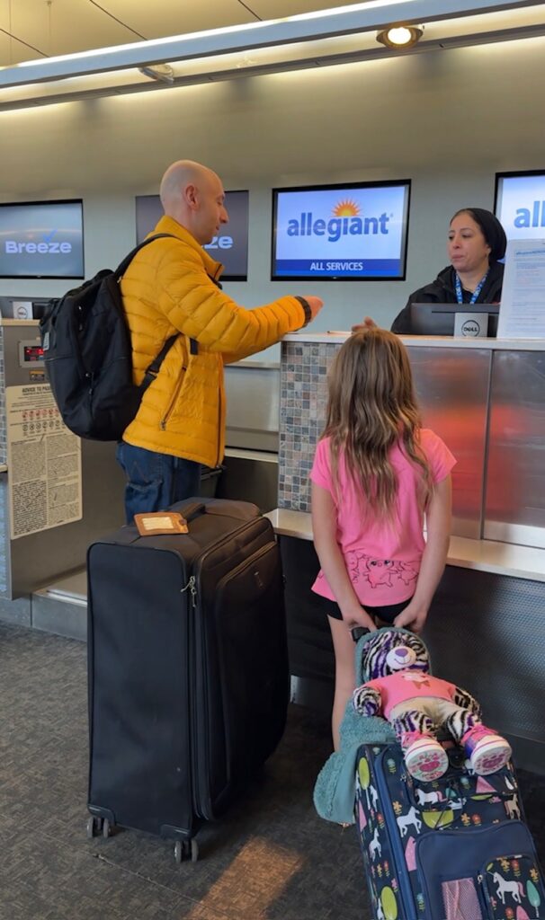 Make sure you bring a birth certificate or passport for your child 