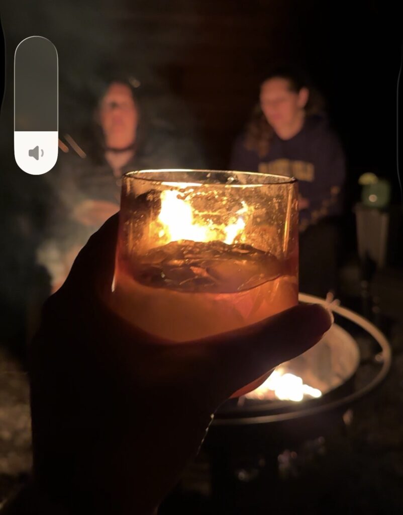 Enjoy time by the campfire 