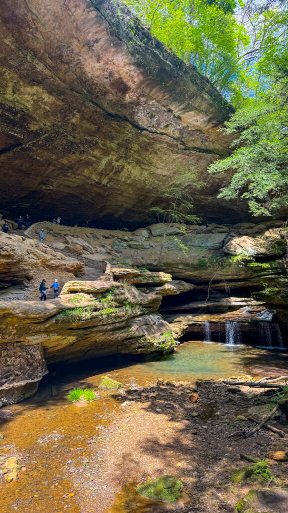 Old Man's Cave in Hocking Hills 