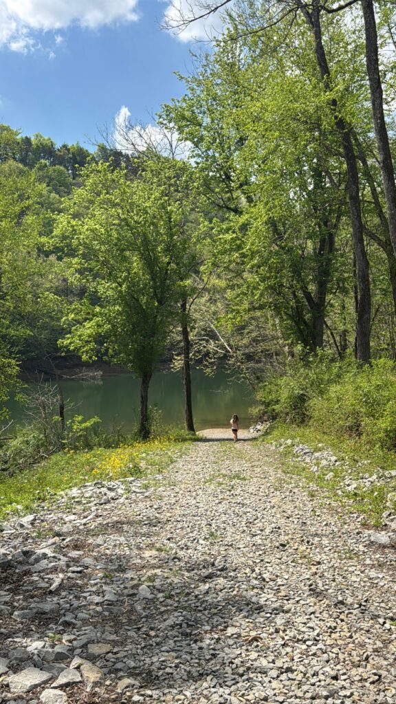 A quick walk to the Cumberland River 