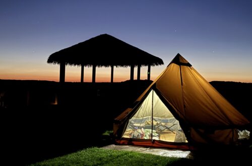 star gazing at the outpost at the wilds